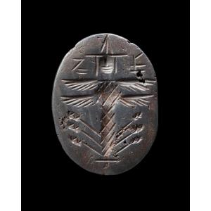 A Roman Magical Hematite Intaglio. Pantheistic Deity.