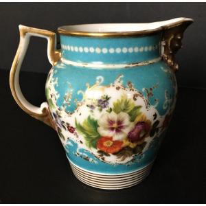 Jacob Petit, 19th Century Paris Porcelain, Flower Decor Pot
