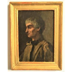 Portrait Of A Man In A 19th Century Blouse