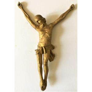 Christ In Golden Wood From The 18th Century