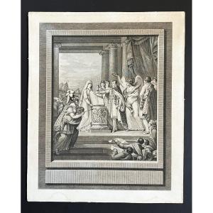 Coronation Of Napoleon I Print From 1805 Avant La Lettre, From The Great Eras Of The Reign Of Napoleon I