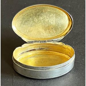 Directoire Silver Snuff Box, Late 18th Century