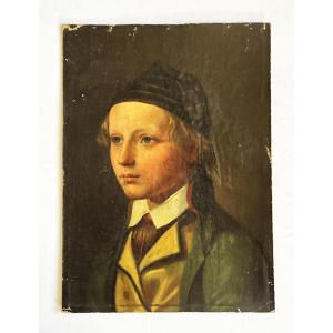 The Child In A Phrygian Cap, Oil On Canvas Mounted On Canvas, Early 19th Century, French Revolution
