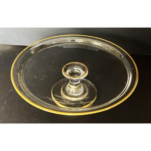 Large Crystal "taza" Footed Bowl, Circa 1830