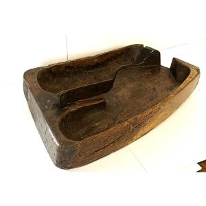 Large Monoxyl Bread Slice And Wrought Iron From The Late 18th/early 19th Century