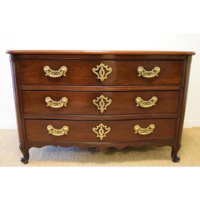 From Mahogany Commode Port Massif
