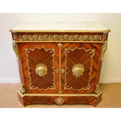 Wooden Marquetry Support Cabinet