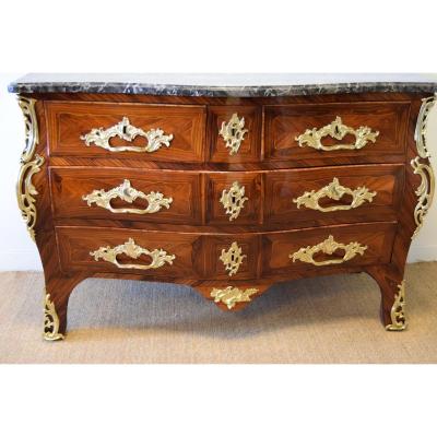 Tomb Louis XV Commode Stamped Magnien