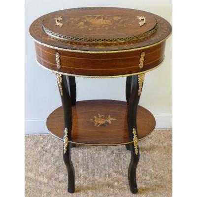 Napoleon III Marquetry Planter