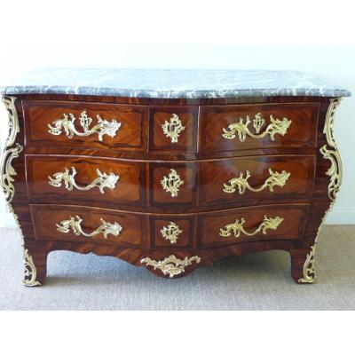 Tomb Commode Stamped L. Boudin Louis XV Period