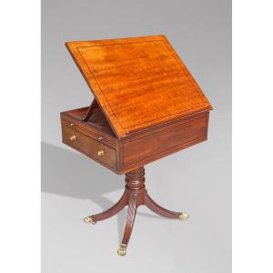 19th Century George III Period Mahogany Reading Table