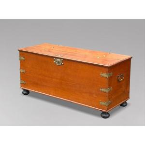 Large 18th Century Colonial Walnut Chest