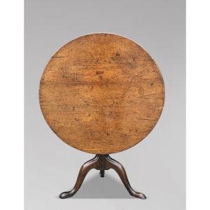 18th Century George III Period Mahogany Tripod Table