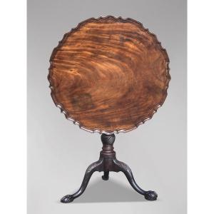 18th Century George III Period Mahogany Tripod Table