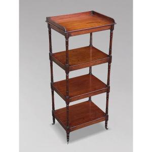 Early 19th Century George IV Period Mahogany Whatnot Music Stand