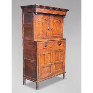 18th Century Georgian Oak Court Cupboard
