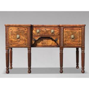 Early 19th Century George IV Period Mahogany & Ebony Inlay Sideboard
