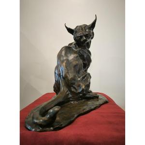 Bronze Cat By José Maria David