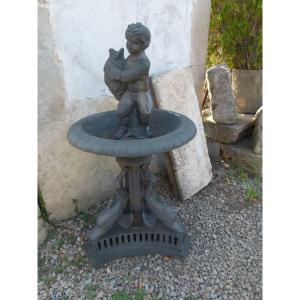 20th Century Cast Iron Fountain