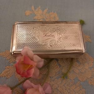 Small Box In Sterling Silver