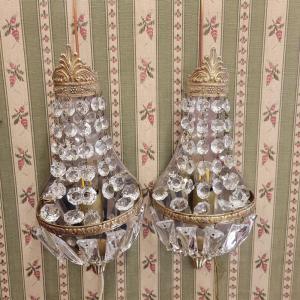 Pair Of Hot Air Balloon Wall Sconces