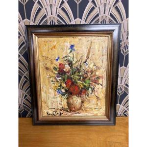 Oil On Canvas Signed Van Cleef
