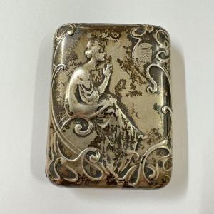 Art Nouveau Silver Cigarette Case 