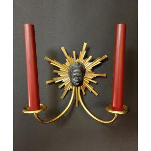 Wall Light - Nubian Head