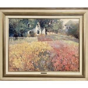 Oil On Canvas Signed Kent R. Wallis
