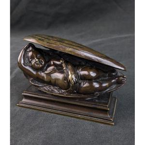 Birth Of Love Bronze 19th Century