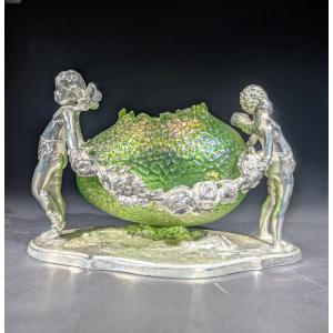 Loetz Silver Dragoir