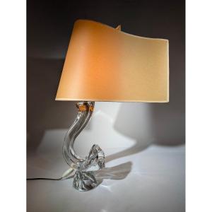 Crystal Lamp Daum France Nancy