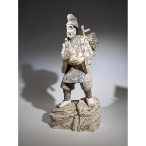 Okimono Japan 1900 Bone 