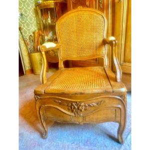 Fauteuil D’aisance Début Du XVIII
