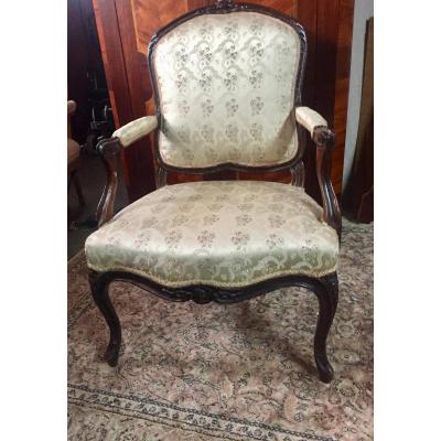 Armchair L Ois XV Stamped Cv Bara