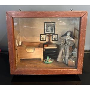 Devotional Cabinet Called Nun Box Nineteenth