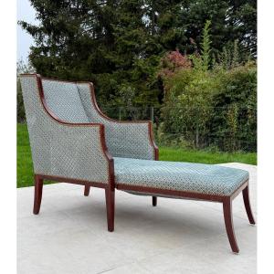 Louis XVI Style Mahogany Bergère System Circa 1900