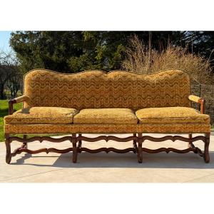 Louis XIV Period 17th Century Walnut Bench
