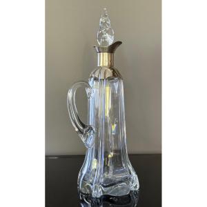 Norton & White, Birmingham, Sterling Silver And Crystal Decanter Circa 1900