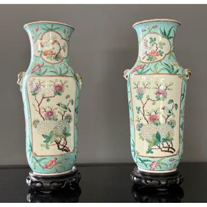 Pair Of 19th Century Chinese Porcelain Vases