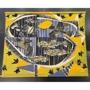 Tapestry Signed Marc Baumann (1921 - 2012)