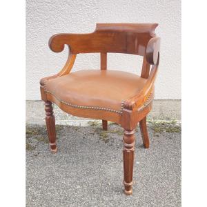 19th Century Mahogany Office Chair
