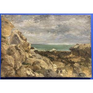 Johan Adolf Hammes (1905-1994), Bad Weather At The Pierrières Towards The Office, Oil On Canvas