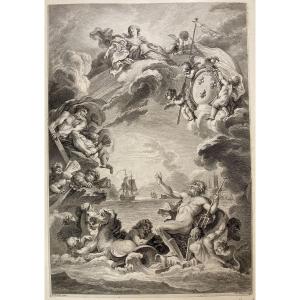 Jean-baptiste Tilliard (1740-1813), Quos Ego Motos Praestat Componere Fluctus, Bulino, 1775