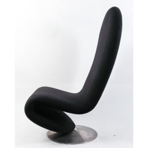 Set Of 3 Vintage 1-2-3 High-back Chairs By Verner Panton For Fritz Hansen – Iconic Design