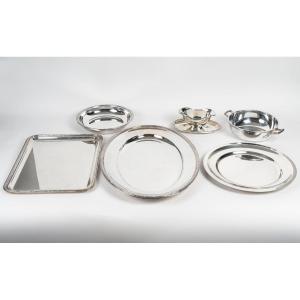 Christofle Silver-plated Tray Set – Tableware – Available As A Set Or Individually