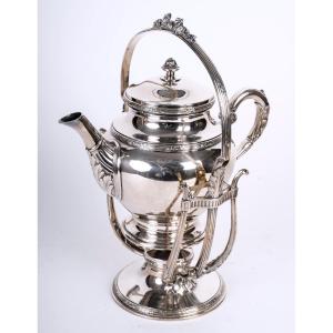 Christofle Silver-plated Samovar – Luxury Tableware – 20th Century