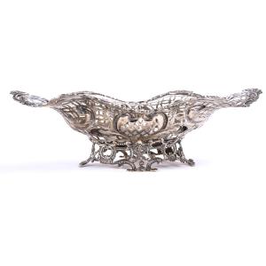 Sterling Silver Pierced Coupe – Tiffany & Co Paris, London 19th Century – Rocaille Style
