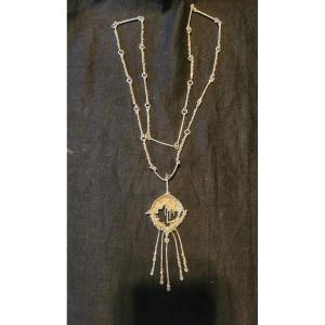 Juhls Scandinavian Design Silver Necklace