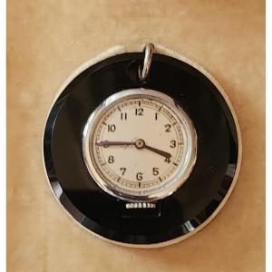 Mido Onyx Pendant Watch Circa 1950